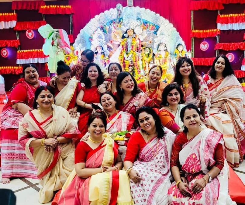 Durga Puja celebration at Ananda Utsav