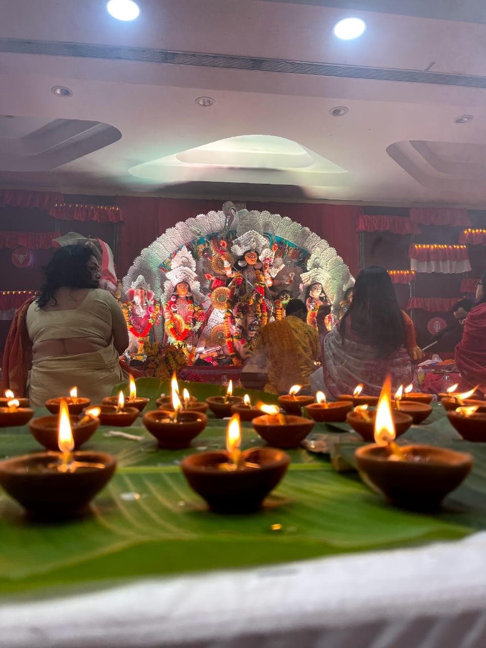 Sandhi Puja at Ananda Utsav